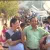 People queue up outside Celebration Sports Club to pay tributes to Sridevi