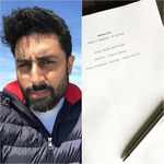 Abhishek Bachchan starts shooting for Manmarziya