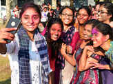 Holi celebrations in the city