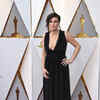 Best Cinematography nominee Rachel Morrison arrives at the Oscars red carpet.