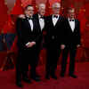 Best Visual Effects nominees for 'Star Wars: The Last Jedi', Ben Morris, Mike Mulholland, Neal Scanlan and Chris Corbould arrive on the red carpet.