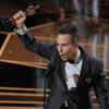 Sam Rockwell accepts his Best Supporting Actor Oscar for 'Three Billboards Outside Ebbing, Missouri'."This is for Phil (Philip Seymour) Hoffman," he said in a short speech.