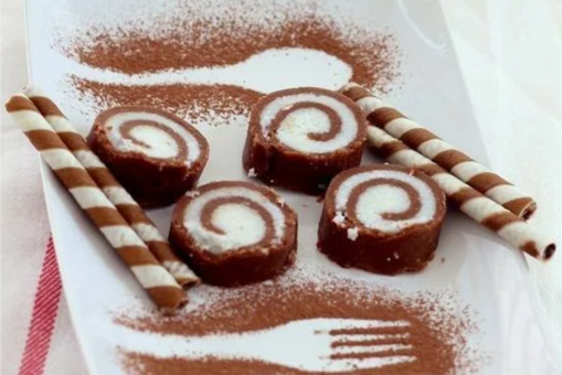 Two-in-One Barfi Swiss Roll