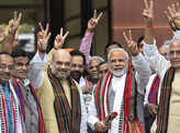 BJP celebrates Northeast victory