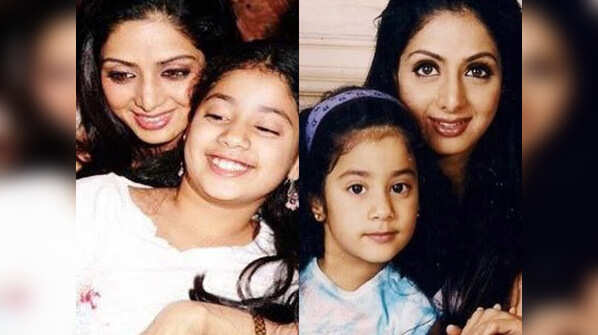 Unseen and rare photos of Janhvi Kapoor with Sridevi