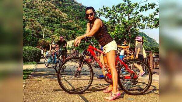 Barkha knows how to stay fit