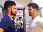 In the film, Varun Dhawan had the same haircut as Virat Kohli