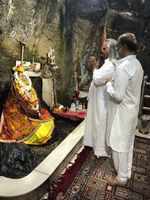 In Pics: Rajinikanth goes on pilgrimage to Jammu