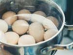 Removing eggshell