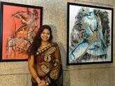 Art exhibition by Boishali Sinha