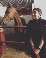 Anushka Sharma clicked with horse