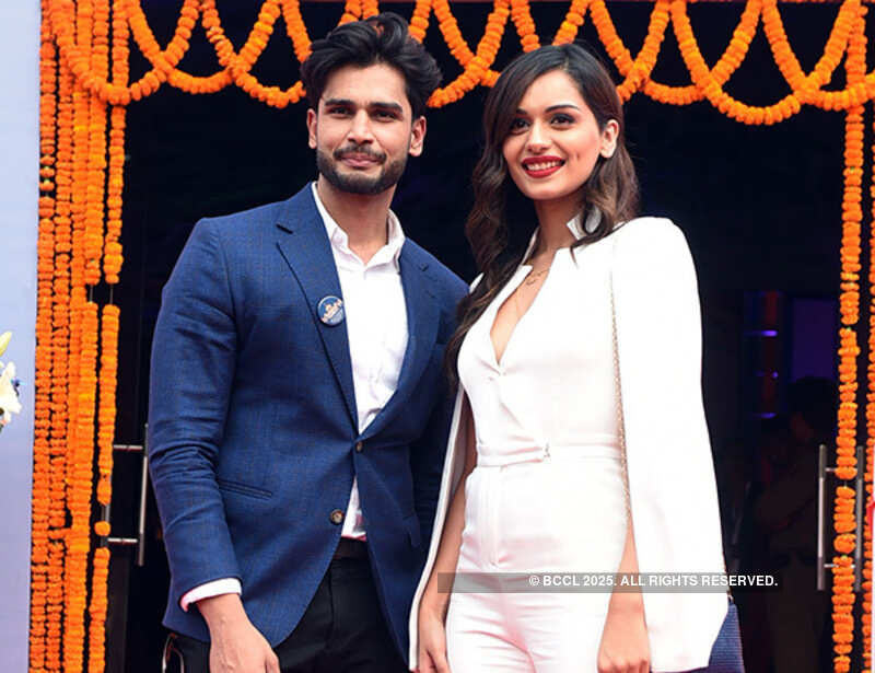 Manushi Chhillar and Rohit Khandelwal at Festival of Innovation and Entrepreneurship Exhibition