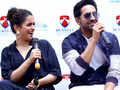 Ayushmann Khurana and Sanya Malhotra visit Bennett University