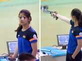 Manu Bhaker strikes gold at Shooting world cup