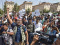 Journalists protest against Delhi Police