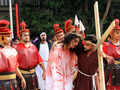 Good Friday: Devotees re-enact the crucifixion of Jesus Christ