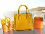Bright Yellow Structured Bag