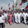 Political parties taking out a procession to the Tuticorin railway junction to resort to rail blockade.