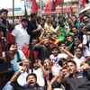DMK cadres block Avinashi Road near Uppilipalayam in Coimbatore