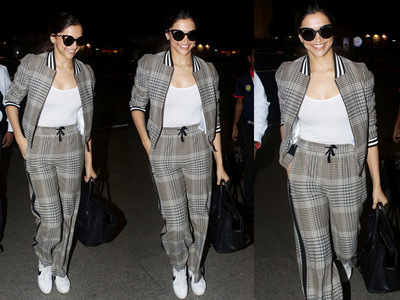 7 Airport Looks of Deepika Padukone That Are To Die For – Mission