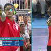 Just look at this. Manu Bhaker and Heena Sidhu playing for gold and silver. All Indians are extremely proud of you both
