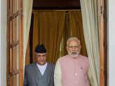 PM Modi meets Nepali counterpart KP Oli