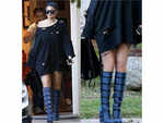 In Tom Ford denim boots