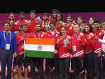 Gold in Mixed Team Badminton