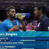 After Saina, Srikanth and Sindhu, Prannoy starts off well. 21-14 he takes the first game against Jean Paul