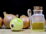 Onion juice and honey
