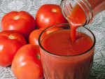 Buttermilk and tomato juice