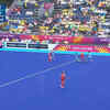 Women's Hockey bronze medal match - India holding their own against England - Q2 in progress, it is still 0-0