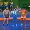 Sumit puts himself in gold medal contention, he beats Jarvis 6-4