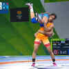 Wrestling: Look at that tackle from India's Vinesh Phogat, she gets 4 points for that