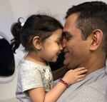 When Ziva wanted to hug her papa, Chennai Super Kings captain, MS Dhoni in the middle of an IPL match