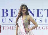 Winners of fbb Colors Femina Miss India North 2018 visit Bennett University