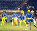 CSK begin practice session ahead of the match against Rajasthan Royals