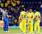 CSK players celebrate victory