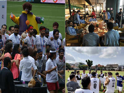 Ranbir Kapoor Ishaan Khatter Enjoy Sunday Football Match