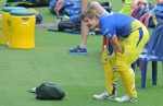 CSK's Shane Watson at the practice session