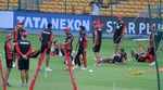 Royal Challengers Bangalore team gets ready to take on Chennai Super Kings