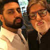Amitabh Bachchan and Abhishek Bachchan's pout game is on fleek