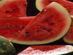 Watermelon rind and seeds