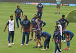 Mumbai Indians practice session at Chinnaswamy stadium