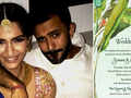 Here are the first photos of Sonam Kapoor & Anand Ahuja&rsquo;s wedding cards!