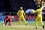 Harbhajan Singh celebrates the wicket of AB de Villiers