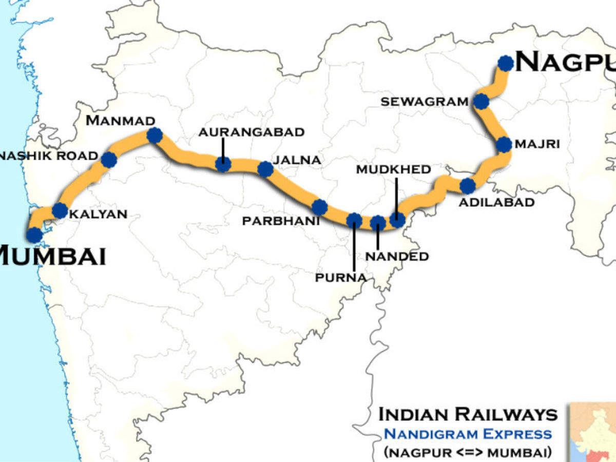 Pune To Nagpur Road Map Mumbai-Aurangabad-Nagpur' Circuit To Be Developed Into A New Tourism  Triangle, - Times Of India Travel