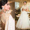 Sonam Kapoor turns a princess in white for her sangeet