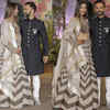 Sonam Kapoor Ahuja and husband Anand Ahuja make a fashion statement at their wedding reception