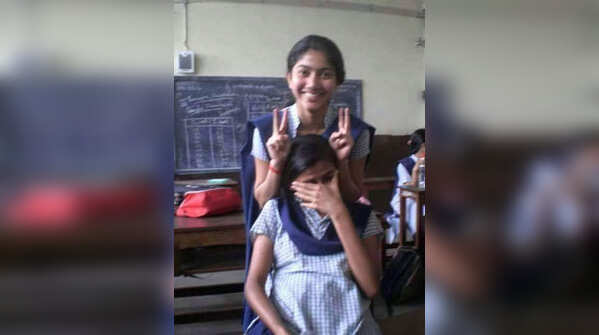 Sai Pallavi during school days